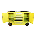 Load image into Gallery viewer, 4.5ft Heavy Duty Mobile Workbench with 7 Drawers & 2 Cabinets