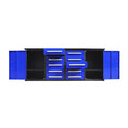 Load image into Gallery viewer, 7ft Heavy Duty Workbench with 10 Drawers & 2 Cabinets