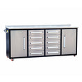 Load image into Gallery viewer, 7ft Heavy Duty Workbench with 10 Drawers & 2 Cabinets