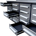 Load image into Gallery viewer, 7ft Heavy Duty Garage Workbench Cabinet with 20 Drawers