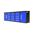 Load image into Gallery viewer, 10ft Workbench Storage Cabinet with 15 Drawers & 2 Cabinets
