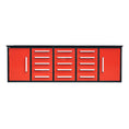 Load image into Gallery viewer, 10ft Workbench Storage Cabinet with 15 Drawers & 2 Cabinets
