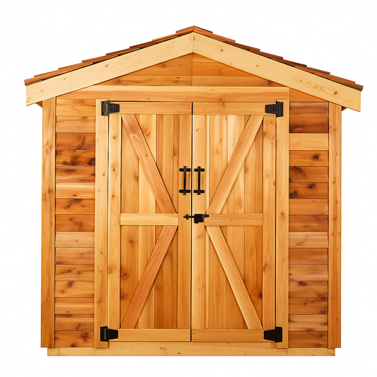 TimberCrest Heritage 8x8 Cedar Gable Shed