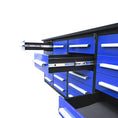 Load image into Gallery viewer, 7ft Heavy Duty Garage Workbench Cabinet with 20 Drawers

