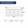 Load image into Gallery viewer, 7ft Heavy Duty Garage Workbench Cabinet with 20 Drawers
