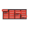 Load image into Gallery viewer, 7ft Heavy Duty Garage Workbench Cabinet with 20 Drawers
