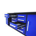 Load image into Gallery viewer, 7ft Heavy Duty Workbench with 10 Drawers & 2 Cabinets
