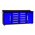 Load image into Gallery viewer, 7ft Heavy Duty Workbench with 10 Drawers & 2 Cabinets
