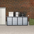 Load image into Gallery viewer, 7ft Heavy Duty Garage Workbench Cabinet with 20 Drawers
