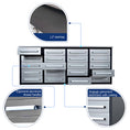 Load image into Gallery viewer, 7ft Heavy Duty Garage Workbench Cabinet with 20 Drawers
