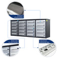 Load image into Gallery viewer, 7ft Heavy Duty Garage Workbench Cabinet with 20 Drawers
